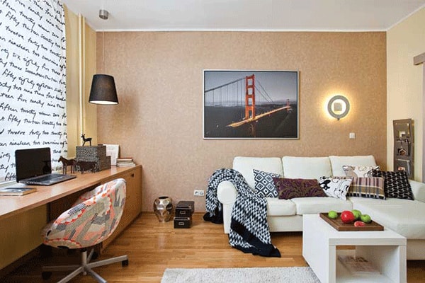Дизайн однокомнатной квартиры 40 квадратных метров с фото