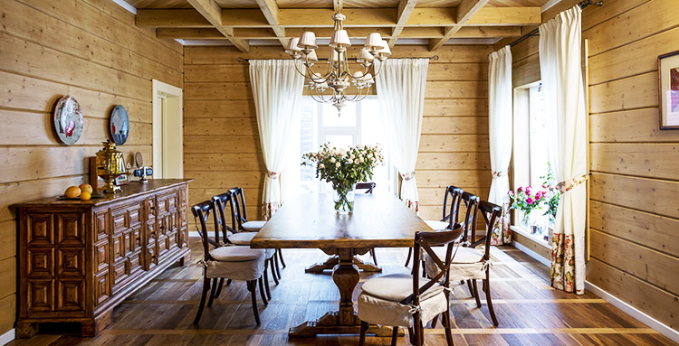 Интерьер деревянного дома – 30 красивых и стильных фото